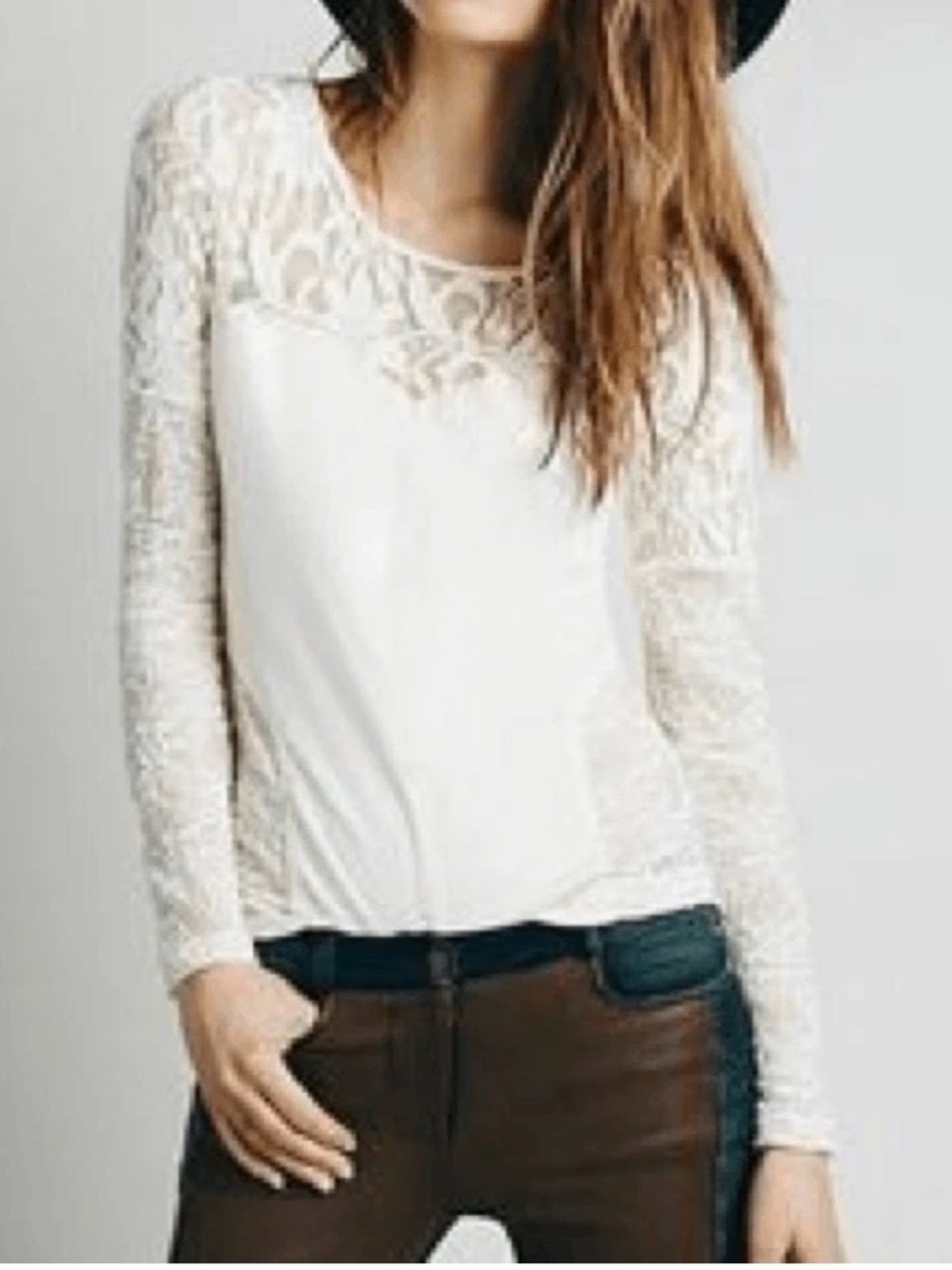 Free People Sweet Thang Cross Back Top size medium